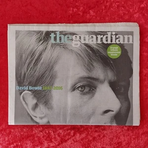 DAVID BOWIE Death - Periódico The Guardian + Tribute Retirada (12 ENERO 2016) - Imagen 1 de 5