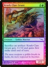 Krark-Clan Grunt FOIL Mirrodin NM Red Common MAGIC THE GATHERING CARD ABUGames