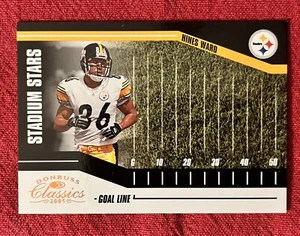 2005 Donruss Classics Stadium Stars Goal Line #’d 391/750 Hines Ward #SS-37 NM/M - Picture 1 of 2