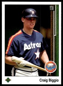1989 Upper Deck  273 Craig Biggio  Rc Houston Astros