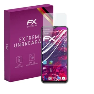 atFoliX Glass Protector for ZTE Blade 10 Smart 9H Hybrid-Glass - Picture 1 of 8