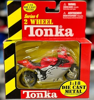 Tonka Augusta F4 1/18 Scale Diecast Model Motorcycle - Image 1 of 2