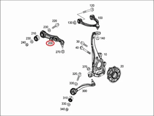 Mercedes-Benz AMG C63s Right LWR CONTROL ARM SPRING LINK A2053305408 A2053300610 - Picture 1 of 1