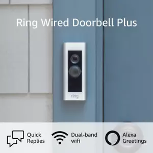 Wired Doorbell plus (Video Doorbell Pro) – Upgraded, with Added Security Feature - Picture 1 of 7