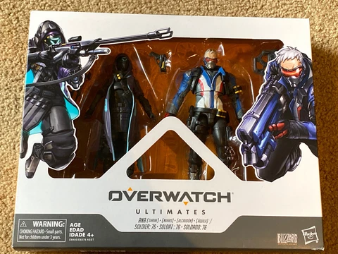 Hasbro Overwatch Ultimates Action Figures Ana Shrike Soldier 76 Cover