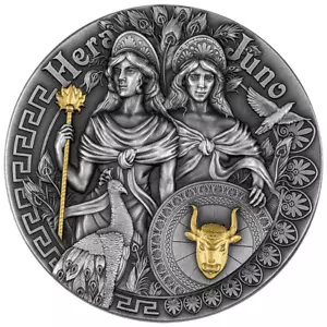 2 oz Silver Coin Niue 2022 - Hera & Juno | High Relief - Picture 1 of 10