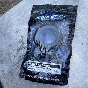 Rc Car Tire  JConcepts Ifmar World Champion Blue Compound Fits 2.8 3055-01  New - Picture 1 of 11