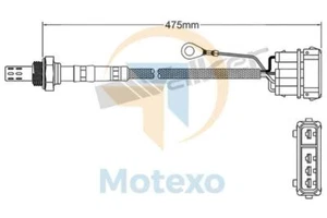 WALKER 250-23139 VORKAT LAMBDASONDE O2 SENSOR 3-adrig - Bild 1 von 1