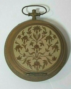 Vintage Brass Pocket Watch Ashtray Made In India - Picture 1 of 8