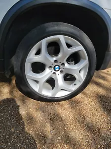 E60 BMW 530i FACTORY OEM RIMS AND TIRES CONTINENTAL DWS ALL SEASON SIZE 50R17 - Picture 1 of 4