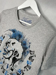 Diesel Hemd Herren mittelgrau Joker Karneval Only The Brave Mohawk - Bild 1 von 6