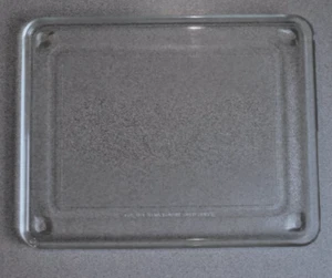 14 1/2" x 11 3/8" VINTAGE ORIGINAL MICROWAVE OVEN TEMPERED GLASS PLATE/TRAY - Picture 1 of 6