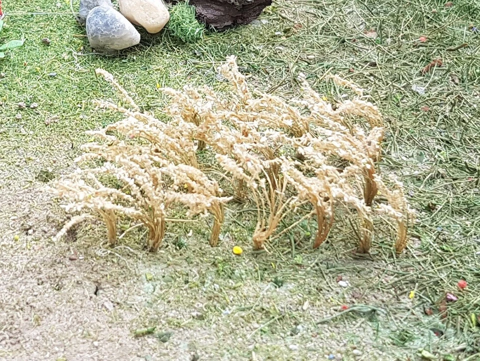 MP SCENERY 32 Brown Wheat N Gauge Model Farm Plants Railroad & Farm Layout - Image 1 of 3