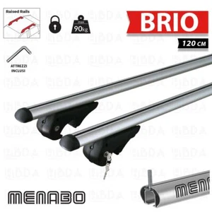 BARRE DA TETTO PORTATUTTO PER FIAT CROMA DAL 2005 AL 2007 ALLUMINIO ANTIFURTO - Foto 1 di 3