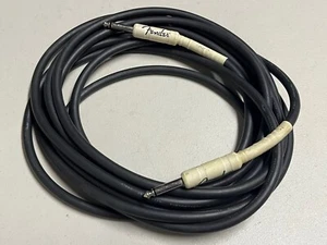 1X FENDER Custom Shop 18.6 ft Tweed Instrument Guitar Cable FG186 Bass - Imagen 1 de 4