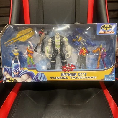 DC Comics Batman Unlimited GOTHAM CITY TUNNEL TAKEDOWN NOVO - Imagem 1 de 2