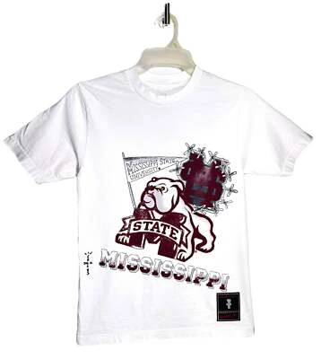 Cactus Jack Travis Scott x Mitchell & Ness T-Shirt Mississippi State university - Image 1 of 4