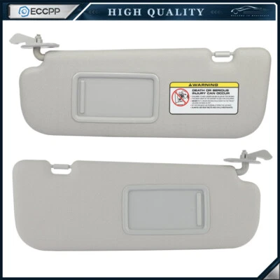 Sun Visor Right & Left Gray W/O Light For 2011-2014 Hyundai ELantra 1.8L 2.0L Foto 1 de 4
