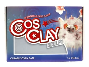 Cosclay Sculpt - Gris firme medio - Arcilla polimérica flexible (1 lb) - Imagen 1 de 4