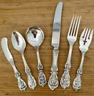 OLD MARK REED & BARTON FRANCIS I STERLING 6 PIECE PLACE SETTING(S) NO MONO