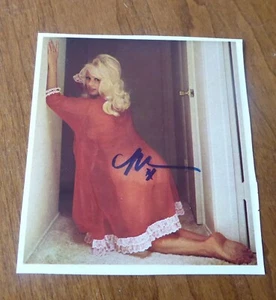 SEXY FOTO AUTOGRAFIADA LENCERÍA TRANSPARENTE MAMIE VAN DOREN - Imagen 1 de 1