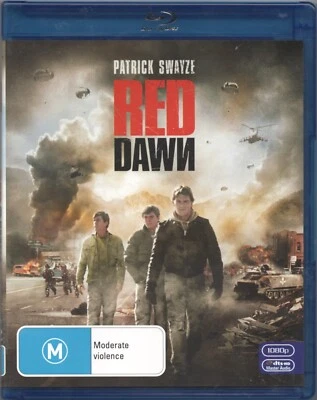 Red Dawn Bluray 1984 Region B Starring Patrick Swayze DVD 80’s Action Movie - image 1 of 2
