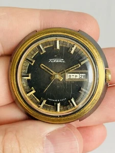 Sowjetische Uhr Raketa UFO Cheburashka Vintage Mechanisch Herren Armbanduhr Original - Bild 1 von 8