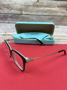 Tiffany & Company TF2141 Tortoise & Blue Women’s Eyeglasses 50–1 6–140 Hearts - Picture 1 of 10