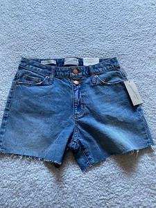 Universal Thread Women Size 0 Vintage Stretch Blue Jeans Cut-Off Shorts (C14) - Picture 1 of 7
