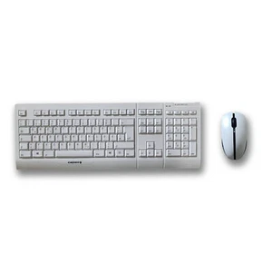CHERRY B. Unlimited 3.0 Bezprzewodowa klawiatura, zestaw myszy Niemiecki, QWERTZ Biały - Zdjęcie 1 z 1