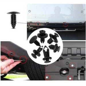 Car Trim Clip Rivet Door Panel Retainer Fastener Mud Flaps Push Fixing - Picture 1 of 9