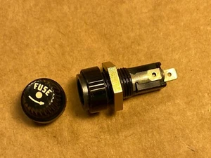 NOS Vintage Fisher Fuse Holder 1960s Bayonet-style full-size for tube amplifier - Picture 1 of 11