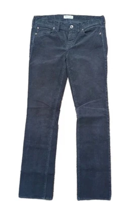 Pantalones de Pana Madewell Talla 28x32 Gris Riel Recto Tiro Bajo Elastizados Informales Foto 1 de 4