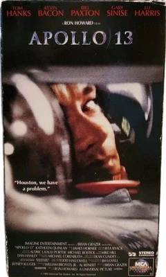 Apollo 13 (VHS, 1995) Vintage Tom Hanks Kevin Bacon Rated PG Universal Studios - Image 1 of 3