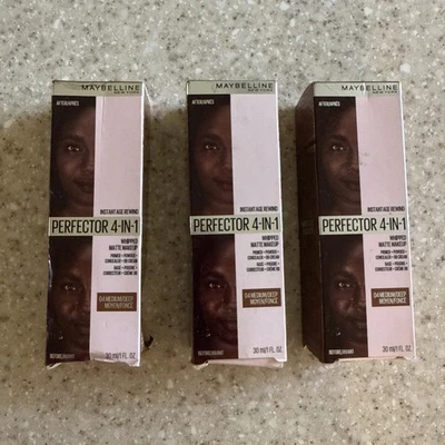 3 Maybelline Perfector 4-In-1 Whipped Makeup Instant Age Rewind, Deep / Medium - Image 1 of 2