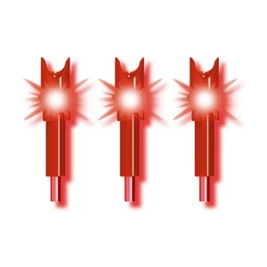 Alpha-Brite Lighted Crossbow Nock, Red - Pack of 3 - For Use with Most , Wick... - Picture 1 of 3