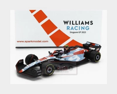 1:64 SPARK Williams F1 Fw45  #2 Singapore Gp 2023 Logan Sargeant Y350 MMC - Image 1 of 2