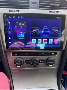Autoradio Android 10" 2DIN per Golf 7 2012-2020 CarPlay GPS WiFi BT 2+32GB - Foto 1 di 19