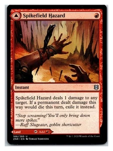 Zendikar Rising #166 Spikefield Hazard - MTG Card - Picture 1 of 2