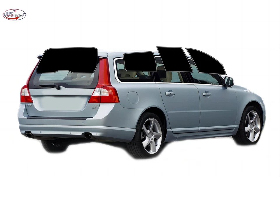 Kit de película de tinte de ventana de 2 capas precortada personalizada computarizada para Volvo V70 2001-07 Foto 1 de 4