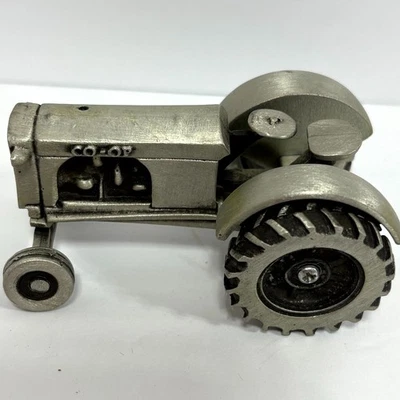 Tractor de peltre vintage CO-OP modelo 1/43 coleccionable granja miniatura decoración retro Foto 1 de 4