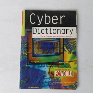 Cyber Dictionary PC World Guide to the Wired World Vintage Tech Reference Bookle - Picture 1 of 7