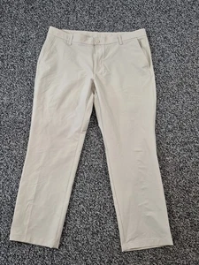 Under Armour Golfhose Herren 40x30 beige Match Play Flatfront Performance Chino - Bild 1 von 8