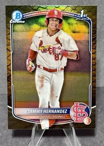 2025 Bowman - Sammy Hernandez 1° rifrattore rettiliano cromato Bowman #BCP-66 - Foto 1 di 2