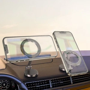 Support Téléphone Magnétique Voiture Premium avec Hauteur Réglable et Design - Photo 1 sur 14