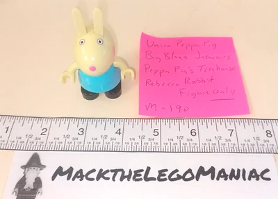 Unico Big Bloxx Peppa Pig’s Treehouse Rebecca Rabbit Figure Only  Jazwares - Image 1 of 4
