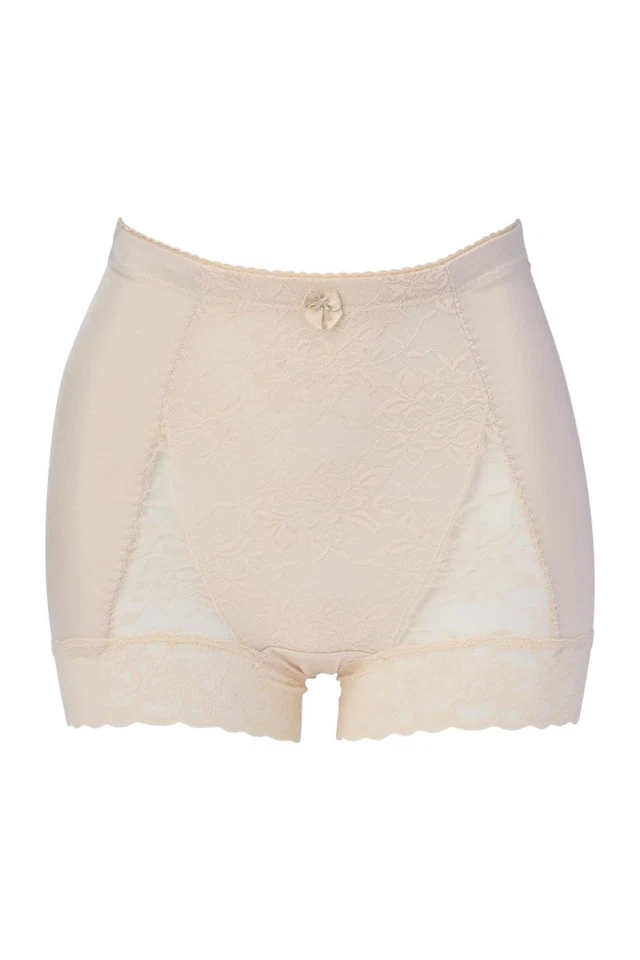 Rhonda Shear Women's Classic Pin-Up Boyshort Panty Beige - Imagem 1 de 1