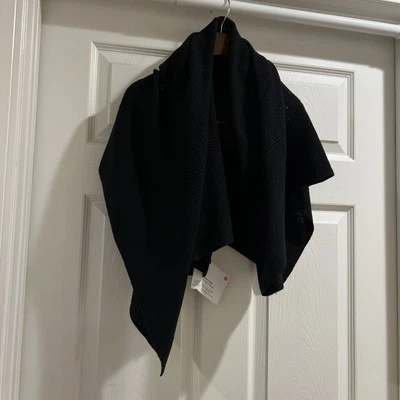 Bufanda Lululemon Padma negra OS nueva con etiquetas Foto 1 de 4