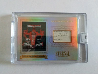 Michael Schumacher Signatur Karte 9/50 Schriftstück Relic Eternal - Bild 1 von 2