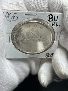 Dólar de plata de Canadá 1965 ~bu proof-like ~bonita moneda~ - Imagen 1 de 2